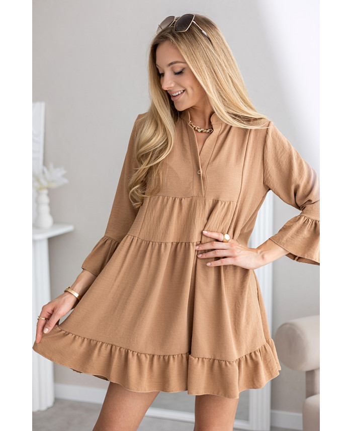 Sukienka Gambi Kamel