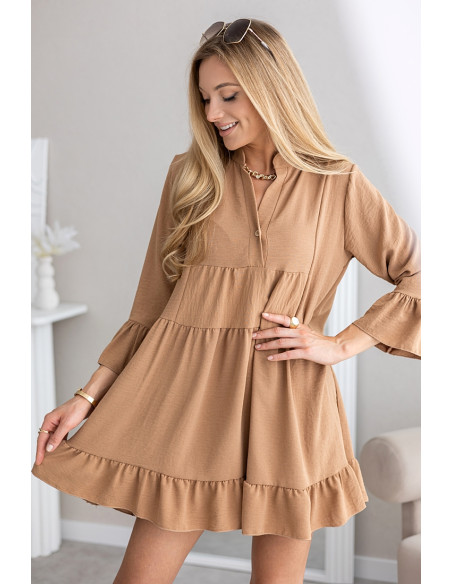 Sukienka Gambi Kamel