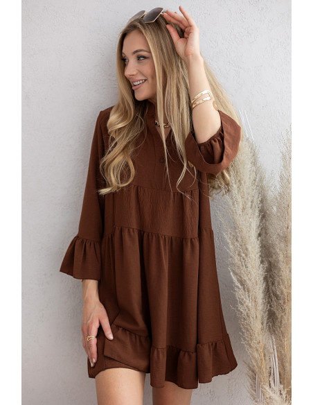 Sukienka Gambi Brązowa