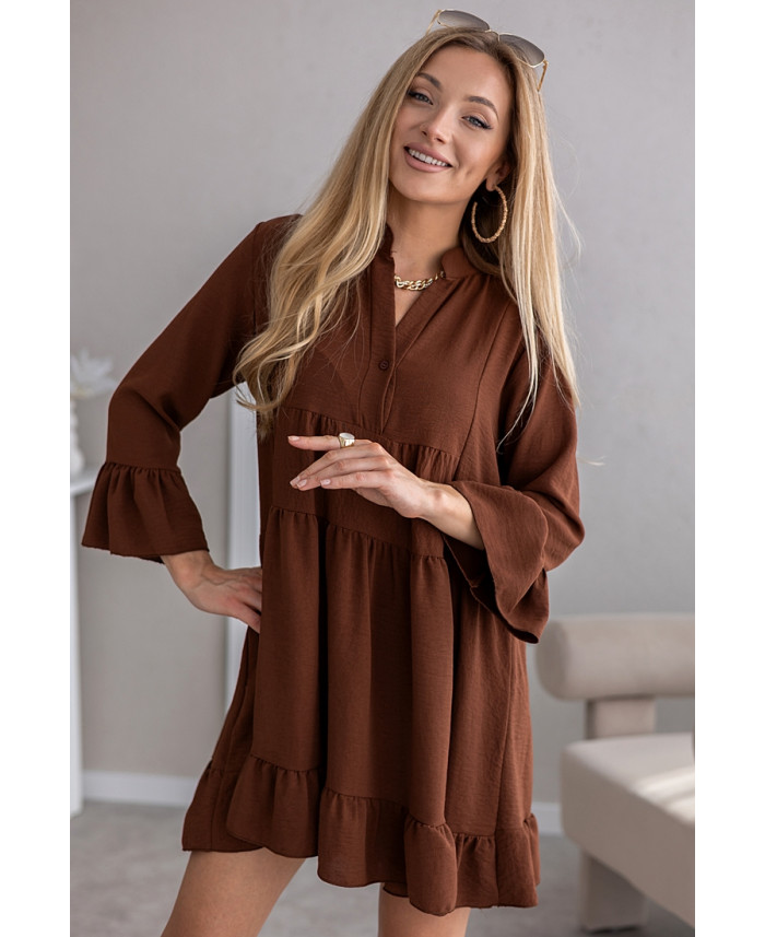Sukienka Gambi Brązowa