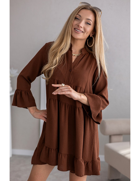 Sukienka Gambi Brązowa