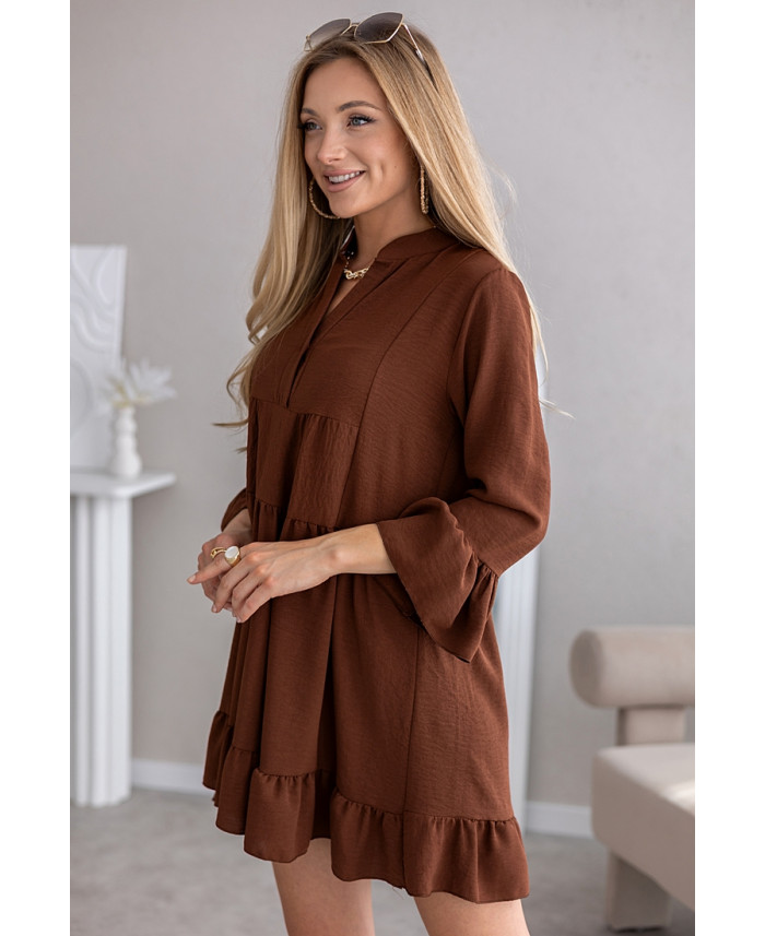 Sukienka Gambi Brązowa