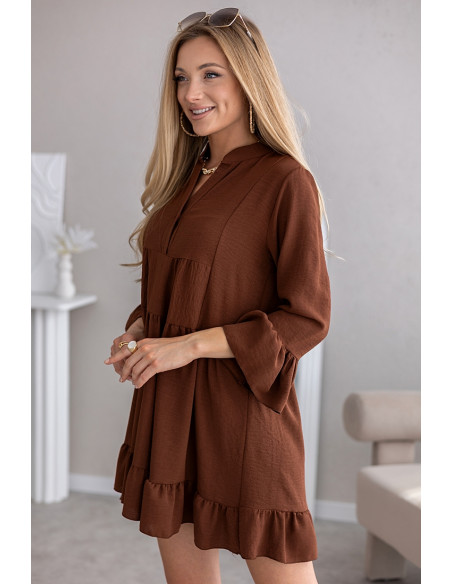 Sukienka Gambi Brązowa