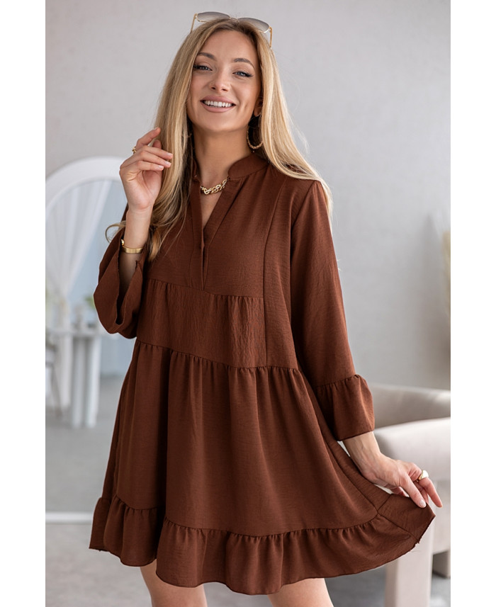 Sukienka Gambi Brązowa