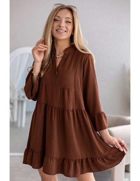 Sukienka Gambi Brązowa