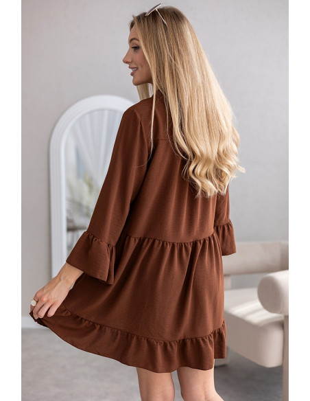Sukienka Gambi Brązowa