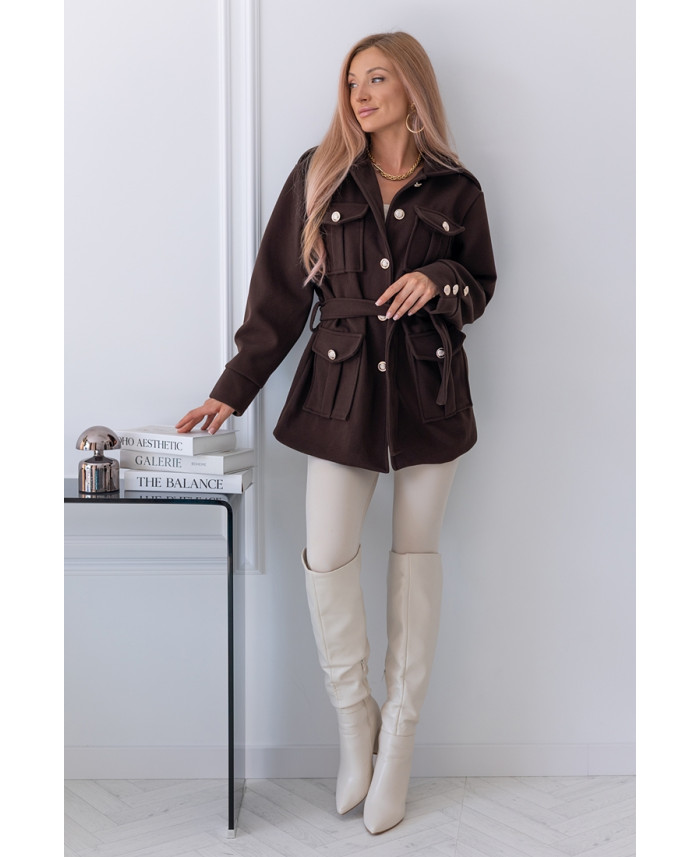 Kurtka Norma Brązowa