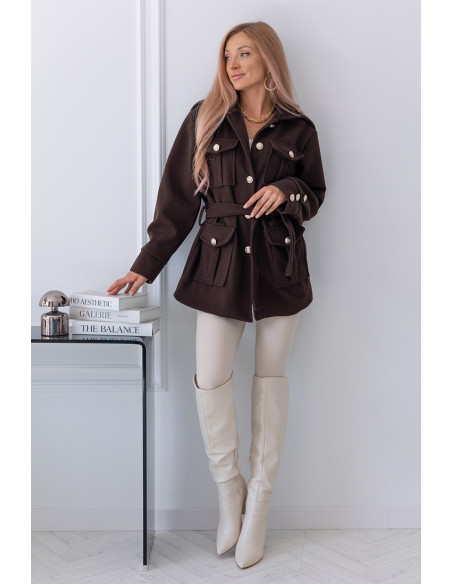 Kurtka Norma Brązowa