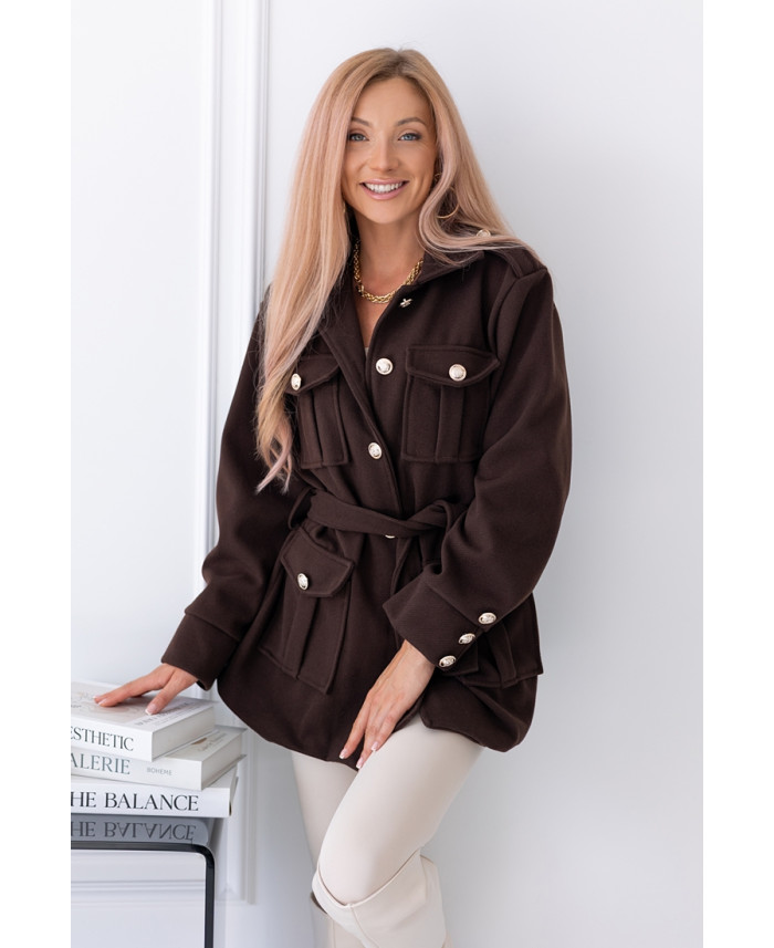 Kurtka Norma Brązowa