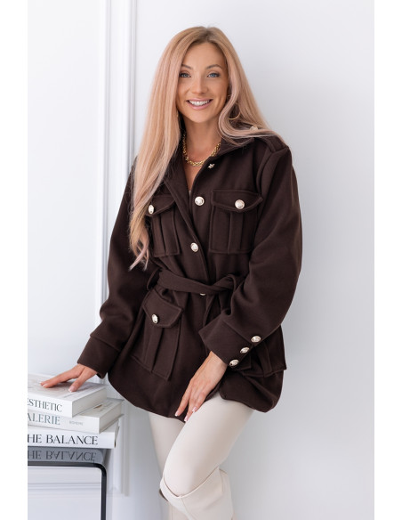 Kurtka Norma Brązowa