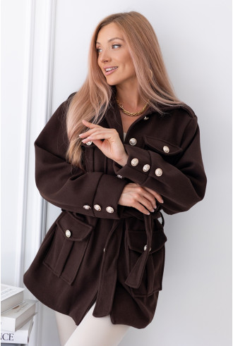 Kurtka Norma Brązowa 2