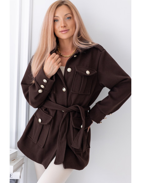 Kurtka Norma Brązowa