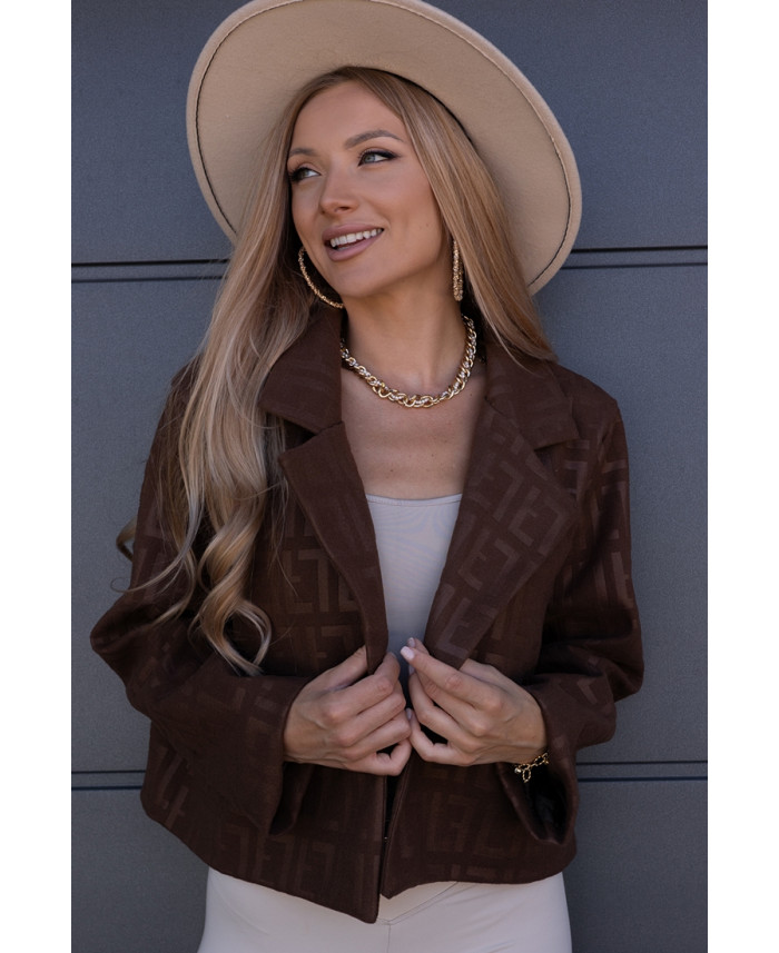 Kurtka Fend Brązowa