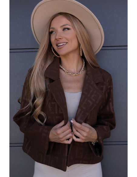 Kurtka Fend Brązowa