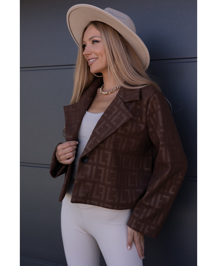 Kurtka Fend Brązowa