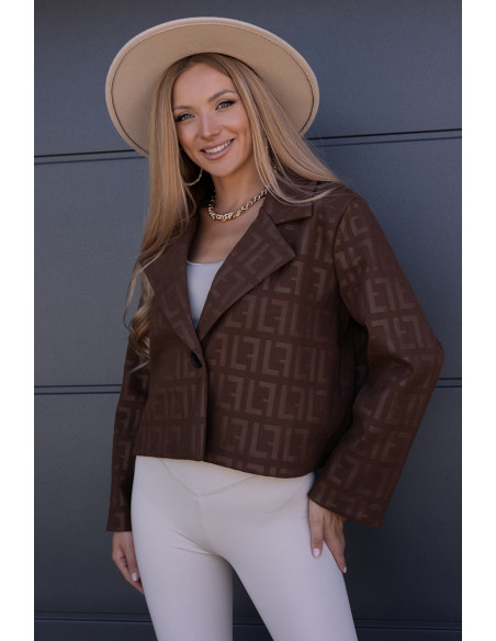 Kurtka Fend Brązowa