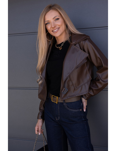 Kurtka Ekoskaj Dorma Brązowa