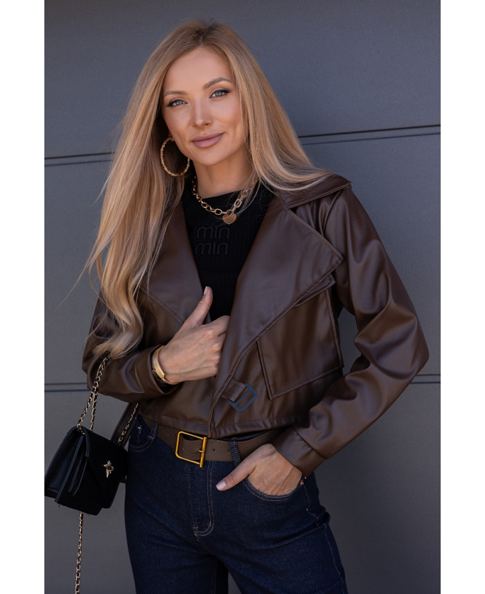 Kurtka Ekoskaj Dorma Brązowa