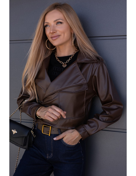 Kurtka Ekoskaj Dorma Brązowa