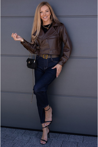 Kurtka Ekoskaj Dorma Brązowa 2