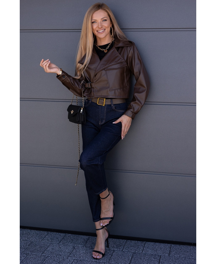 Kurtka Ekoskaj Dorma Brązowa