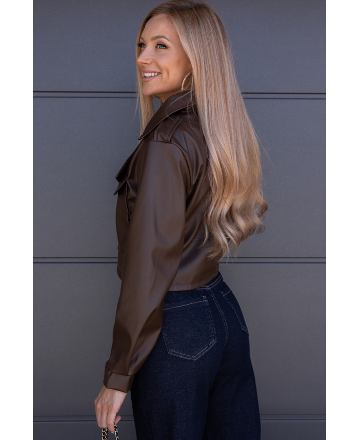 Kurtka Ekoskaj Dorma Brązowa