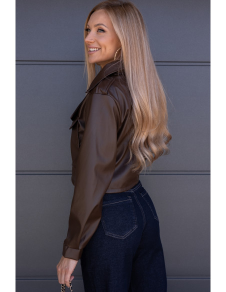 Kurtka Ekoskaj Dorma Brązowa