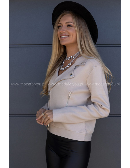 Żakiet Swetrowy Tobby Beżowy