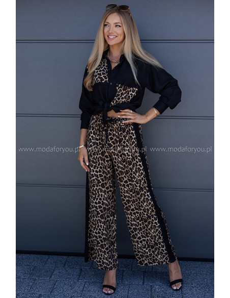 Spodnie Gotte Panterkowe