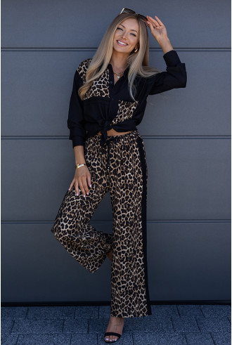 Spodnie Gotte Panterkowe