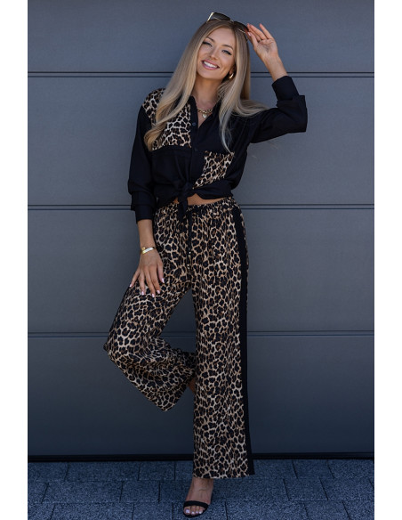 Spodnie Gotte Panterkowe