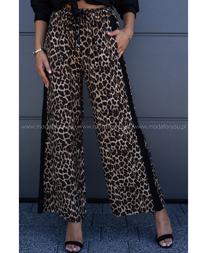 Spodnie Gotte Panterkowe