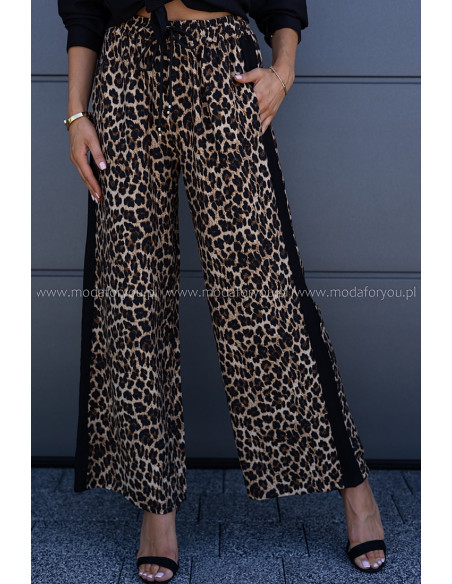 Spodnie Gotte Panterkowe