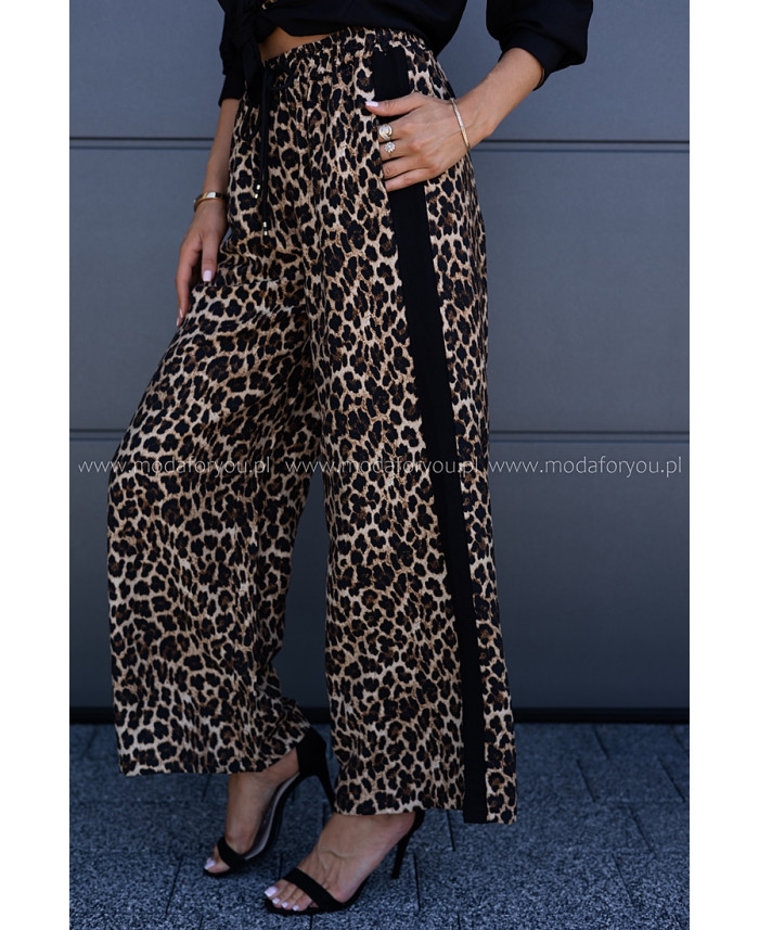 Spodnie Gotte Panterkowe