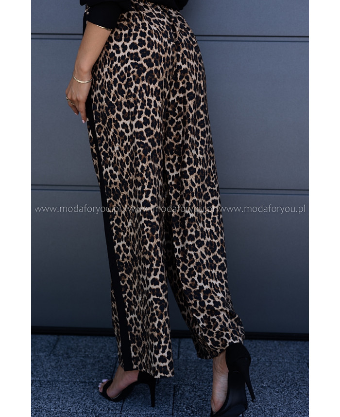 Spodnie Gotte Panterkowe