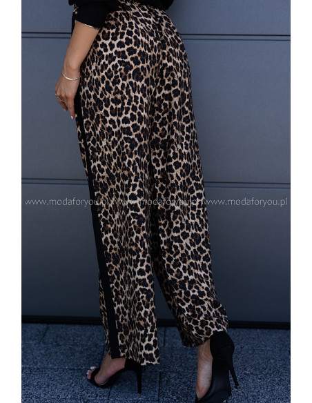 Spodnie Gotte Panterkowe