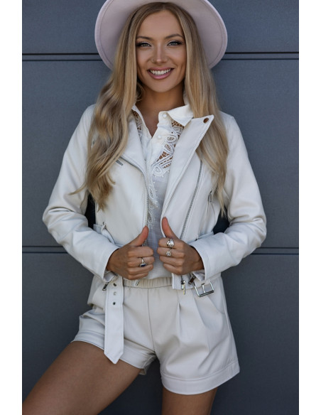 Kurtka Split Beżowa