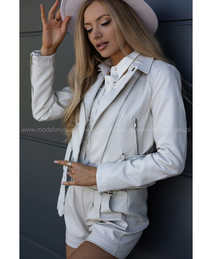 Kurtka Split Beżowa