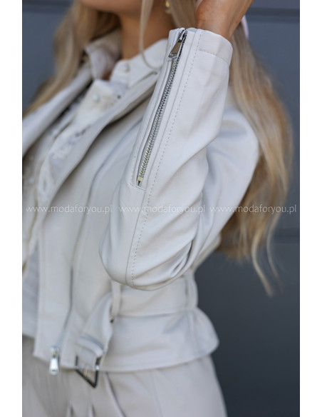 Kurtka Split Beżowa