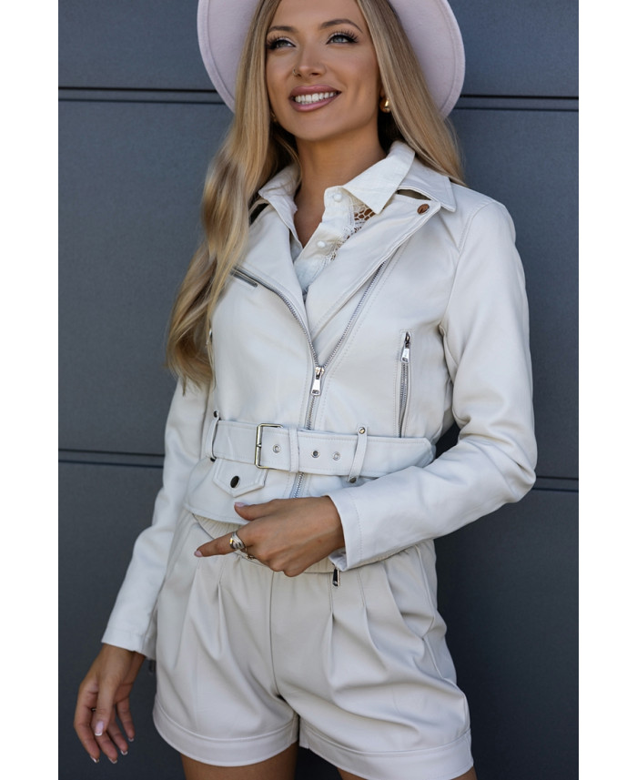 Kurtka Split Beżowa