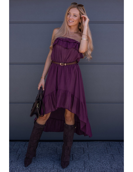 Sukienka Hiszpanka Autumn Bordowa