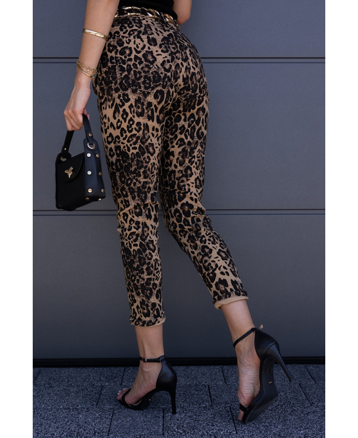 Spodnie Jeans Panterkowe