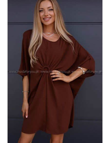 Sukienka Drone Brązowa