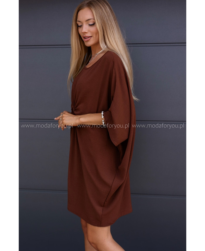 Sukienka Drone Brązowa