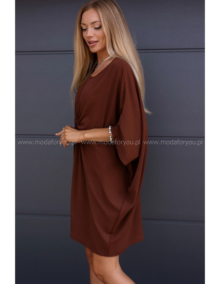 Sukienka Drone Brązowa