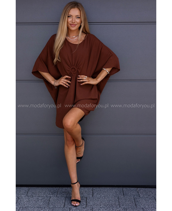 Sukienka Drone Brązowa
