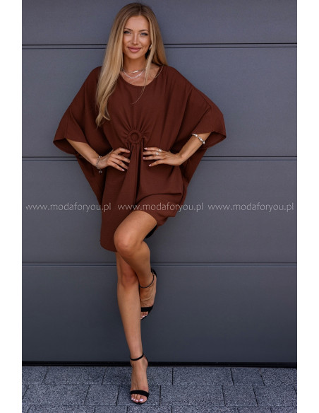 Sukienka Drone Brązowa