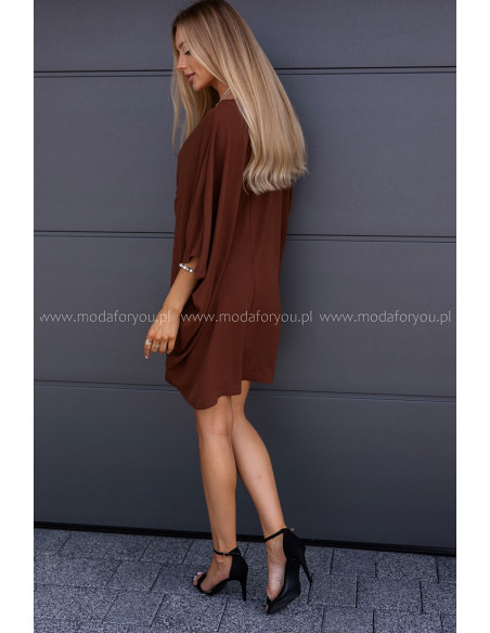 Sukienka Drone Brązowa