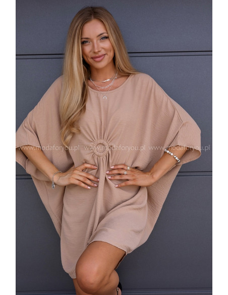 Sukienka Drone Beżowa