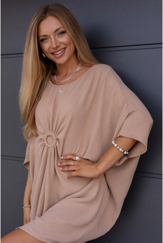 Sukienka Drone Beżowa 2